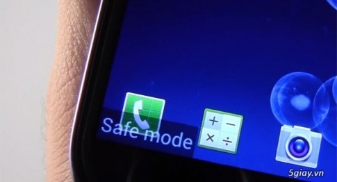Cach vao che do safe mode tren Android