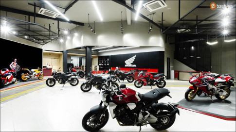 Honda Moto ban duoc 160 xe trong ngay dau tien khai truong showroom