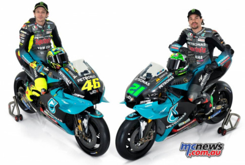 Petronas SRT MotoGP 2021 ra mat voi doi hinh Valentino Rossi va Franco Morbidelli