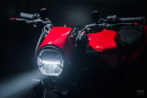 Ducati Multistrada do lai theo phong cach Cafe Racer