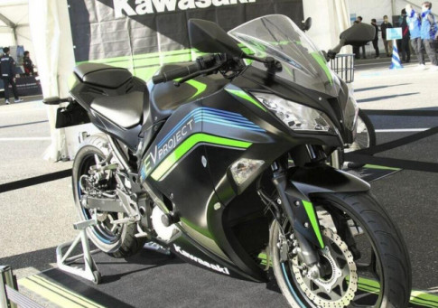 Kawasaki se trinh lang mau xe dien dau tien cua hang tai su kien EICMA 2021