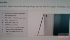 HTC Nexus 9 với tỷ lệ màn hình giống iPad lộ diện