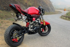 Suzuki GN125 độ phong cách Ducati