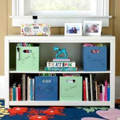 10 ý tưởng tủ sách phòng trẻ