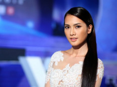 Anh Thư diện váy ren sơ tuyển Ngôi sao người mẫu 2014