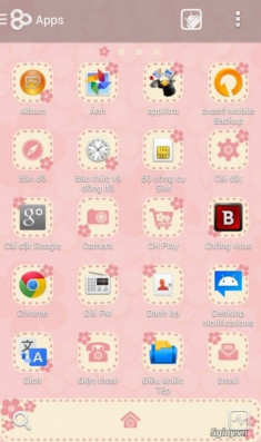 Áo mới màu hồng cho Smartphone Android của chị em