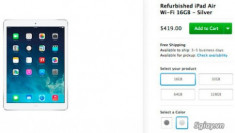 Apple bán iPad Air hàng refurbished rẻ hơn 2 triệu đồng
