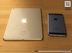 Bộ đôi iPad Mini 3 và iPhone 6 cùng đọ dáng