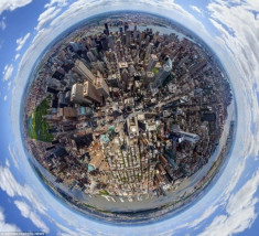 Các thành phố nổi tiếng trong hình dáng một hành tinh