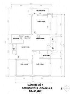 Cải tạo nội thất chung cư 93 m2