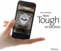 [CES 2014] Ra mắt kính màn hình Gorilla Glass kháng khuẩn cho smartphone và tablet