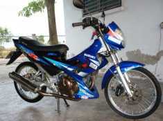 Chiếc Suzuki Raider độ với những món đồ chơi độc đáo