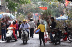 Chợ hoa xuân phố cổ Hà Nội
