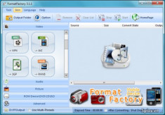 Chuyển đổi file media bằng Format Factory.