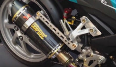 [Clip] Exciter 150 độ pô Akrapovic màu xám ngầu như trái bầu