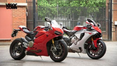 [Clip] So sánh Yamaha R1 2015 và Ducati 1299 Panigale từ Visordown