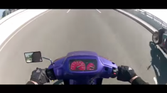 [Clip] Su xipo chạy 150km/h ngoài Đông Tây