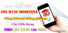 Đăng ký gói cước M120 của Mobifone