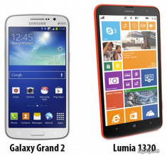 Đánh giá Galaxy Grand 2 và Lumia 1320.
