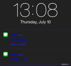 Đổi màu cho thông báo trên màn hình khóa cho iPhone