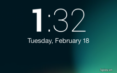 Đồng hồ phong cách JellyBean dành cho Lockscreen iOS7