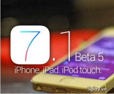 Download firmware iOS 7.1 beta 5 cho iPhone, iPad, iPad mini, iPod touch 5