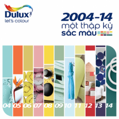 Dulux kỷ niệm ‘một thập kỷ sắc màu’