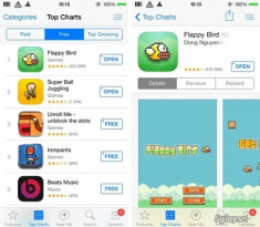 Flappy Bird - Game Việt “đánh bại” Clash Of Clans trên iOS và Android