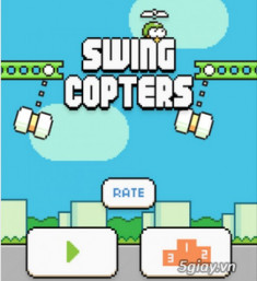 Game mới Swing Copters của Nguyễn Hà Đông đã có mặt trên Google Play