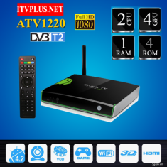 Giới thiệu ATV1220 DVB T2 - Android Box HyBrid (lai) Dual Core - phiên bản nâng cấp xem truyền hình