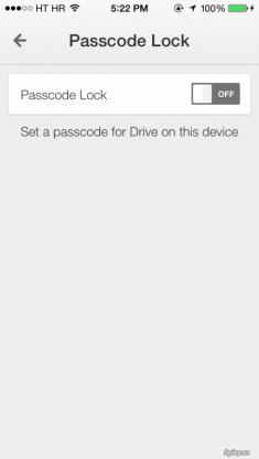 Google Drive cho iOS cập nhật phiên bản mới hỗ trợ bảo vệ bằng mật khẩu