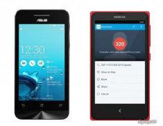 Hai Android giá rẻ Nokia X và Asus Zenfone 4 so găng