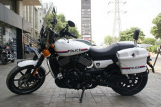 Harley-Davidson Street 750 dùng làm xe cảnh sát