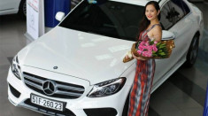 Hoa hậu Đông Nam Á Diệu Linh tậu Mercedes C250 AMG
