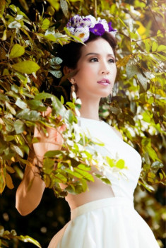 Hoa hậu Thu Hoài hóa công chúa trong rừng