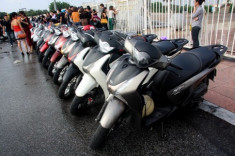Hơn 100 chiếc Honda SH tề tựu ở Hà Nội