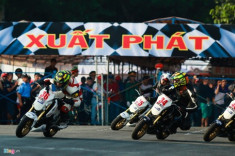 Hơn 150 tay đua tham dự giải đua 110 - 125 phân khối lớn nhất Việt Nam