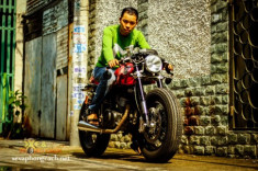 Honda CB 125T mạ chrome với phong cách Cafe Racer cực chất tại Sài Gòn