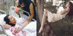 Lê Kiều Như đã sinh con gái, Angela Phương Trinh ngủ trên cây