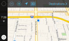 Lộ ảnh giao diện iOS dùng trong xe hơi.