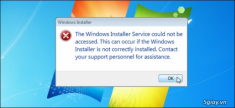 Lỗi Windows Installer Service trên Windows 7 và cách khắc phục