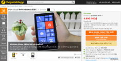 Lumia 920 giảm giá sốc chỉ còn 4.990.000đ