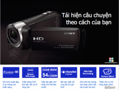 Máy quay phim Sony Handycam HDR-CX240E - Sức mạnh lớn trong thân hình nhỏ