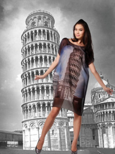 Minh Hạnh mang kiến trúc Italy vào bộ sưu tập