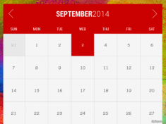 Month: Widget lịch với hàng trăm theme tuyệt đẹp