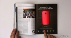 Motorola “show” thiết kế Moto X ngay trên... cuốn tạp chí