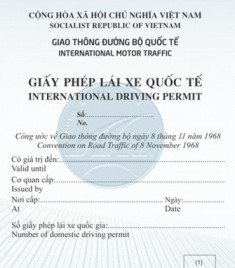 Người Việt được cấp giấy phép lái xe quốc tế từ tháng 10 tới
