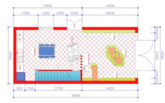 Nhà 4,5 x 9,8 m, hai mặt tiền