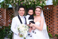 Những em bé may mắn được dự đám cưới bố mẹ trong showbiz Việt