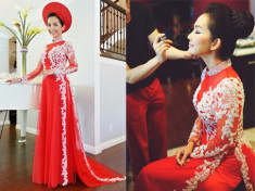 Những mẫu trang phục cưới ‘đình đám’ nhất của nhà sao Việt